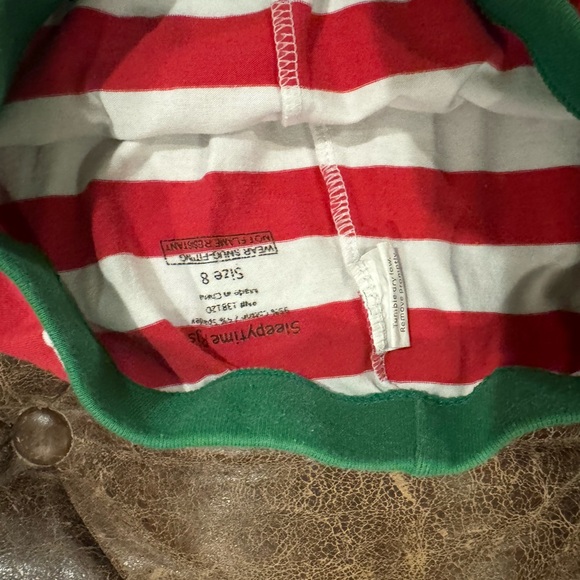 Holiday Pajamas Unisex Size 8 - Picture 6 of 7